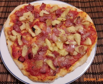 Pizza de poma i bacó