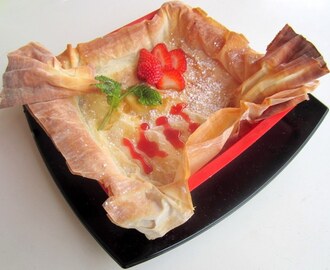 Pastís de Sant Jordi - pastís de crema i maduixes