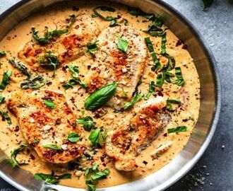 Kyckling i parmesansås med basilika - Vinklubben Tre Kronor i 2020 | Recept middag, Kycklingrecept, Middag recept