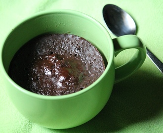 2 Minute Chocolate Caramel Mug Cake Recipe / Microwave Mug Cakes Recipes