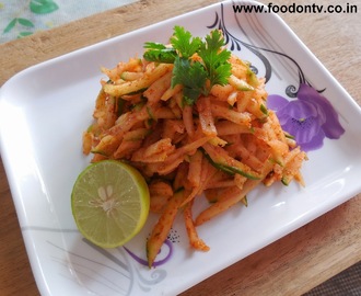 Healthy Raw Papay Salad Recipe-5 Minutes Recipe-Indian Gujarati Food