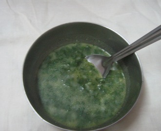 Spinach potato soup