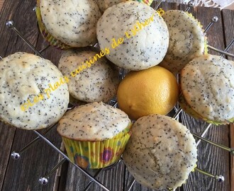 Muffins au citron, graines de pavot et babeurre