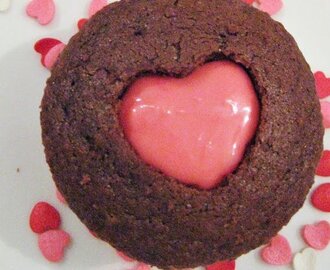 Cupcake para comemorar o Valentine's Day