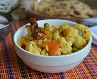 Tandori Gobi/Cauliflower - Side-dish for Roti/Chapathi