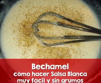 Receta de Salsa Blanca • Bechamel