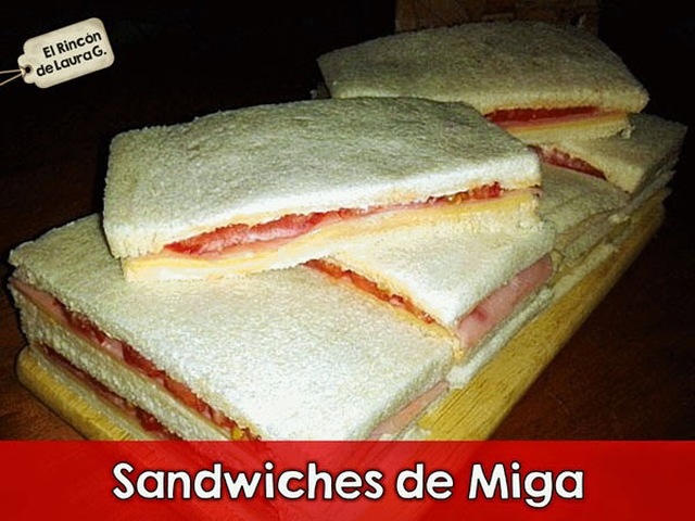 Receta de Sandwiches de Miga