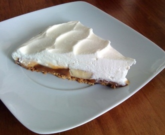 Banoffee Pie {Tarta de dulce de leche, banana y crema o nata montada}