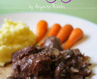 Crock Pot Beef Bourguignon Recipe with Step-by-step Instructions