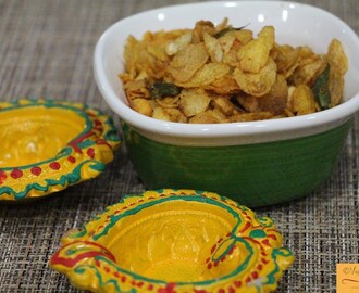 Cornflakes, Poha and Nuts Chivda – Low fat and easy !