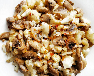 Mushroom Cauliflower Stir-Fry