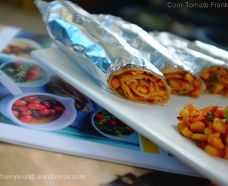 Corn-Tomato Frankie /Wrap/Kathi Roll