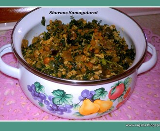 Thandan Keerai Poriyal / Spinach Stir-fry