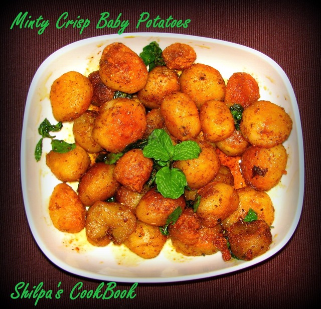 Diwali Celebrations Begin - Finger Food for your Diwali Party - Minty Crisp Baby Potatoes