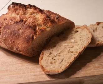 Elte-fri langtidshevet brød - super enkel og vanvittig godt!!