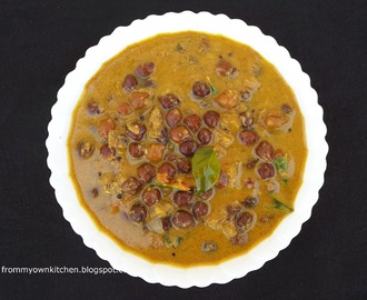 Black Chickpeas Curry/Kadala Curry