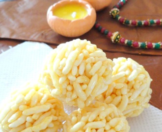 Pori Urundai | Puffed Rice Ladoo ~ Karthigai Deepam Special