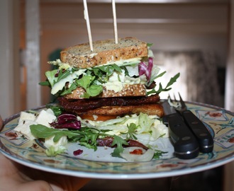 Lavkarbo club sandwich