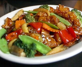 Maren's kinesiske kylling wok