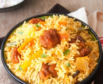 Vegetable Pilau - Quick fix for Lunch