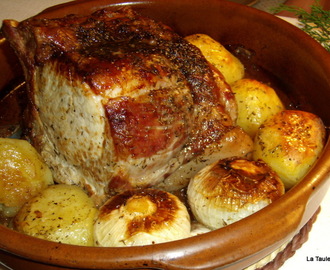 Chuletero de cerdo asado al horno