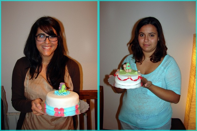 Fotos curso de decoración de tartas con fondant