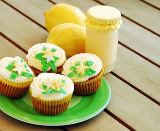 Cupcakes de Limón rellenos de Lemon Curd (casero!)