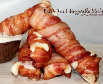 ~Bacon Fried Mozzarella Sticks!