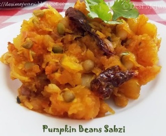 Pumpkin Beans/Mixed Pulses Sabzi