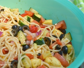 Potluck Spaghetti Salad Recipe