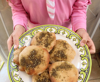 Baking With Kids: Spelt Pita Bread With Zatar