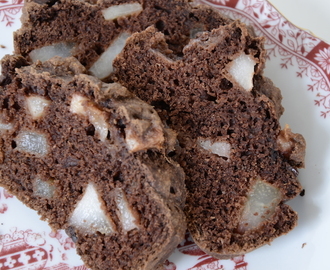 Recept: vegan chocoladecake met peer