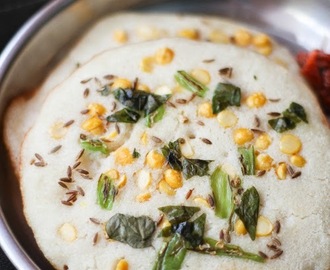 D for Dibba Rotti | Minapa Roti | Andhra Style Crispy Uttappam Recipe
