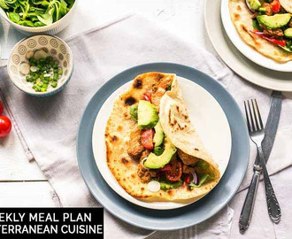 Weekly meal plan: Mediterranean cuisine