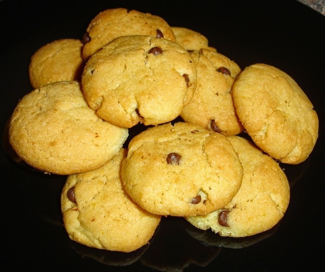 Μπισκότα Cookies με Πορτοκάλι και Σοκολάτα