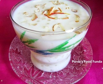 Sabudana Kheer (Sago or Tapioca Pearls Pudding)