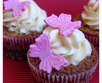 Nuevo invento: Cupcakes de brownie de chocolate blanco, ¡¡ñaaaam!!