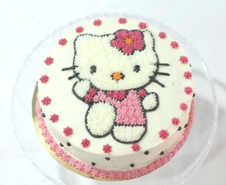 Tarta Hello Kitty (Buttercream)