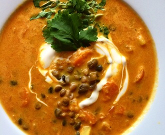 Meat free Monday – linsesuppe med chili og karri