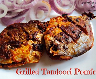Grilled tandoori pomfret