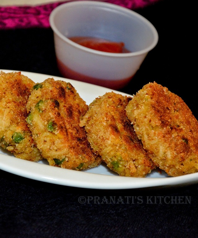 Cheesy Noodle cutlet