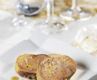 Foie gras de canard Delpeyrat rôti servi froid