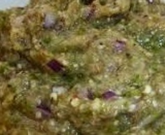 Vankaya Pachadi (Roasted Eggplant Chutney)