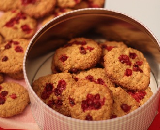 Cookies med tyttebær