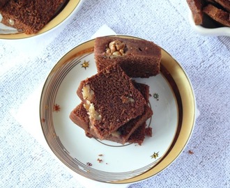 eggless date cake in microwave /walnut and dates cake