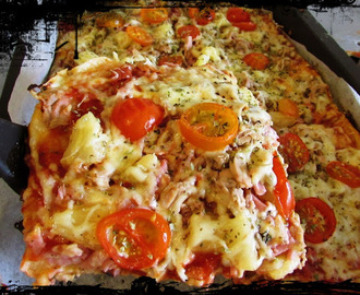Pellillinen pizza al`a bolognesea