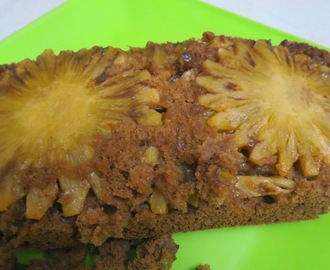 Vegan Pineapple upside down cake