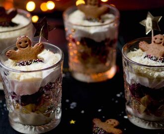 Culy Homemade: gingerbread trifle in glaasjes, voor Kerst