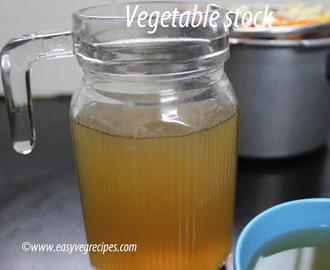 Vegetable Stock Recipe -- How to make Vegetable Stock at home