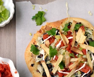 Taco Pizza (Vegetarian Recipe)